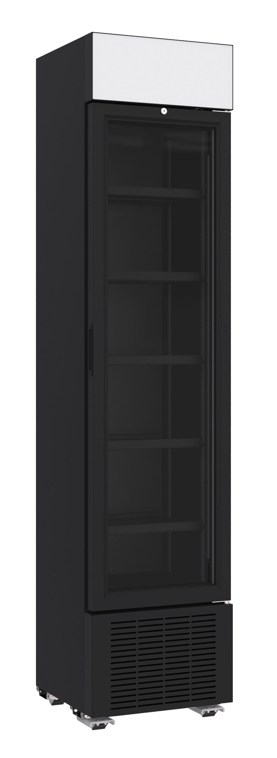 Armoire Positive 1 Porte En Verre Noir 232L *Transport Sur Demande* - 7464.0200