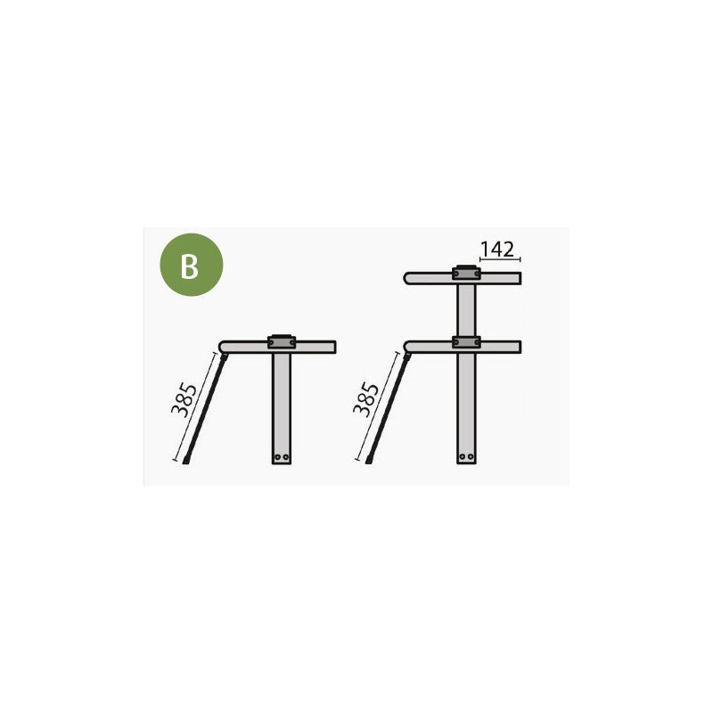 Verre pare-haleine pour étagère en inox - SELF-SERVICE 750 - Largeur 1015 mm - Nosem