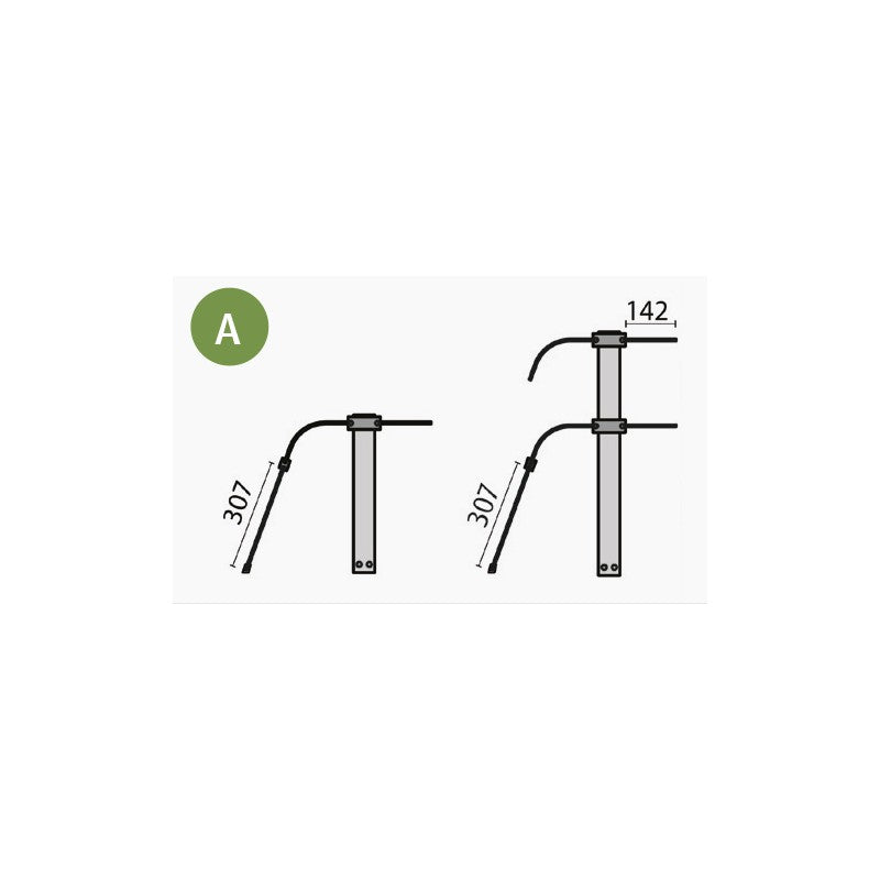 Verre pare-haleine pour étagère en verre - SELF-SERVICE 750 - Largeur 1340 mm - Nosem