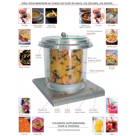 Visio Buffet - Modèle à poser - 230 V - 20002