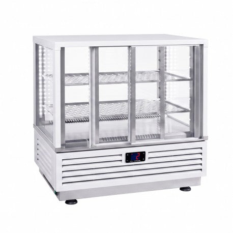 Vitrine réfrigérée de comptoir - 60 L - Blanche - VR600B